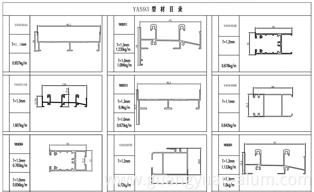 Aluminum Profile for Window